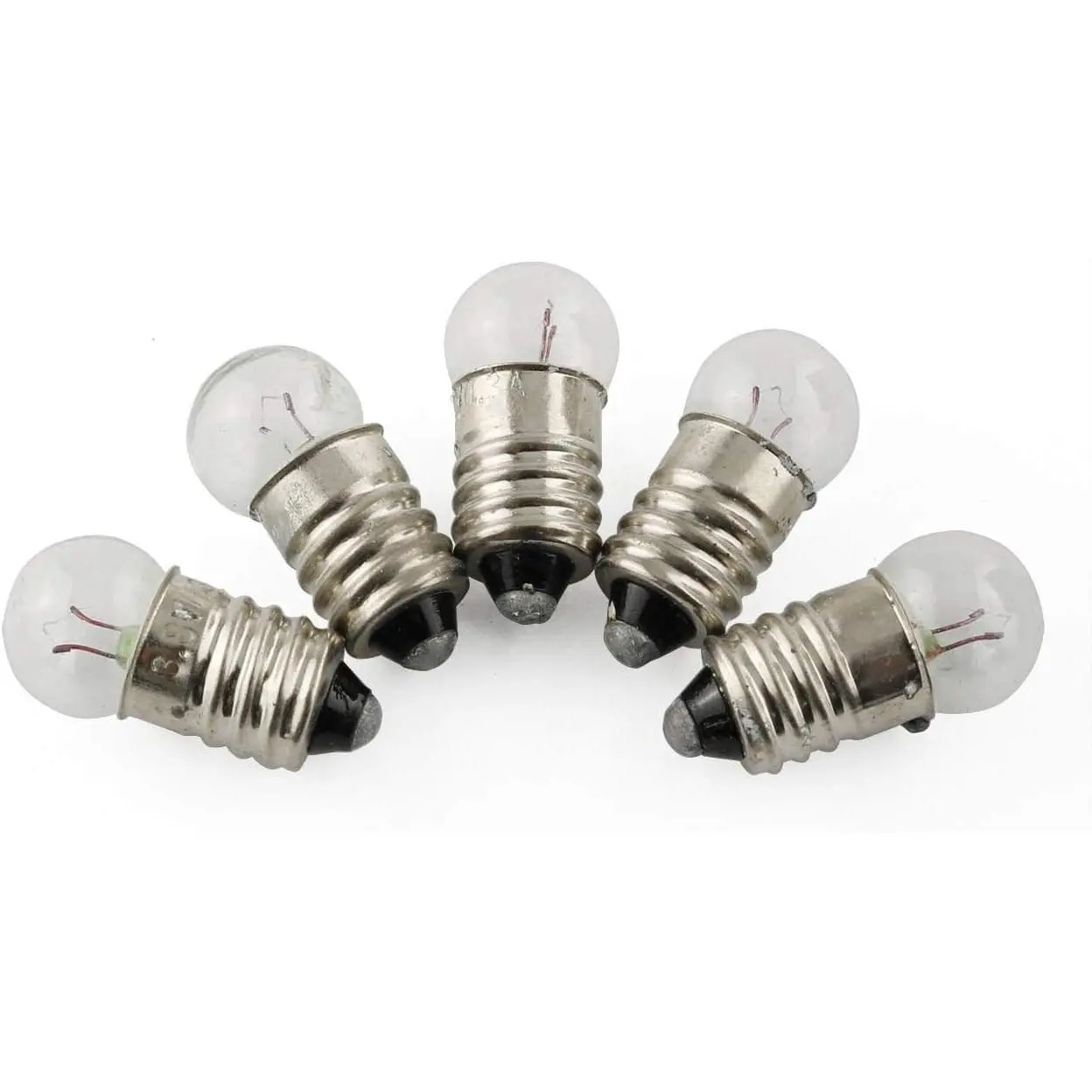 10pcs E10 Mini Light Bulbs Experiment Screw Base Indicator Light Incandescent Bulb, 3.8V 0.3A
