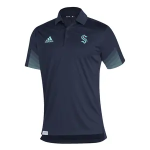 adidas Mens Seattle Kraken 21 Prime Short Sleeve Shirt Casual Casual - Blue