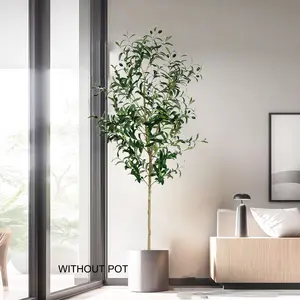 Artificial Olive Tree 120-180cm, Modern Minimalist Fake Plant, Home Decor Garden Artificial Flowers, Suitable for Living Room Bedroom Balcony Party Scene Decoration