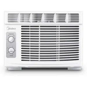 Like New Midea 5000 BTU Window AC, Compact Mechanical Unit, Quiet & Energy Efficient, Reusable Filter, Easy Installation, White, Cools 150 Sq Ft | LA Local Warehouse