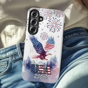 USA 250th Anniversary Phone Case, Patriotic America 2026 Cover, 4th of July Memorial Day Summer Americana Design