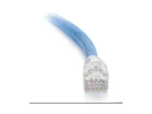 C2G 43173 HDBaseT Certified Cat6a Cable with Discontinuous Shielding, Plenum CMP-Rated, Blue (75 Feet, 22.86 Meters)