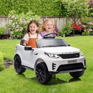 Flash sale toy items Licensed Land Rover 12V Kids Electric Ride-On Car, Realistic Battery-Powered Vehicle with Remote Control, LED Lights, Built-in Music, Spring Suspension & Safety Belt, Ride-On Toy for Kids Ages 2-8