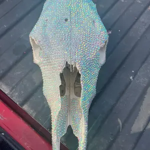 Rhinestone cow skull