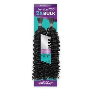 Sensationnel Human Hair Blend Braids Premium Too 2X Jazzy Water Bulk 18"
