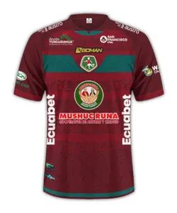 Mushuc Runa 2023 Home Kit –Claret-Green Plain Jersey - Ecuadorian Serie A,soccer jersey,football jersey authentic,sports shirt, jersey vintage, special edition, match jersey, training wear.
