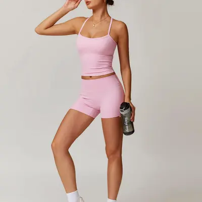 Light Pink Workout Set TikTok Shop