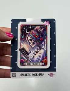 Tarot Card Magnetic Bookmarks, Stocking stuffer, Celestial Bookmark,Gifts for Readers