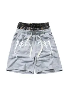 Summer Men's Casual Shorts, Streetwear Trendy Fake Two-Piece Shorts, Comfortable and Stylish, Perfect for Daily Wear