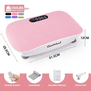 【Free Delivery】GetMod Smart Vibration Plate ,Upgraded for High-Power Brushless Motor with Enhanced Performance, Exercise Machine,Full Body Workout at home, vibrational platform for  Fitness,MAX 350LBS#1