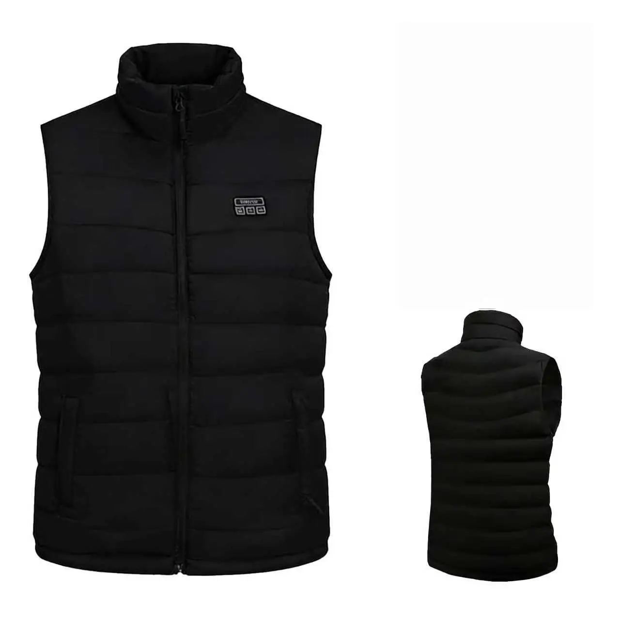 【Power Bank Not Include】Women's Heated Vest Zone Smart Heating 3-Temperature Adjustable USB-Powered for Hiking Camping Skiing Travel Winter Warm Gear - Tops