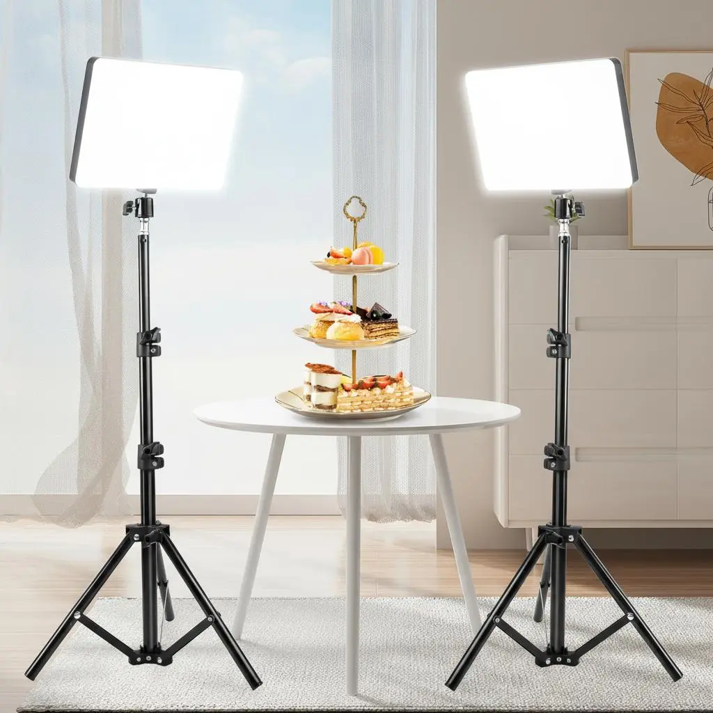 2pcs 10inch Light with 43inch Holder