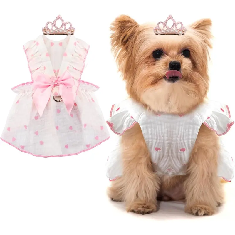 dog birthday dresses Puppy Party 3/4 Sleeve Pocket Twirl Dress main image 0