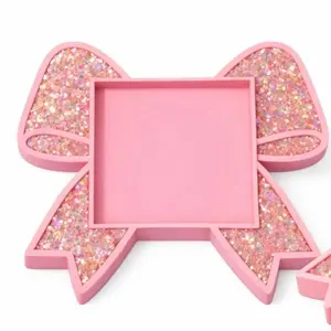Glitter Bow Sticky Note Holder