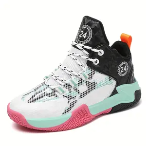 Kid'S Basketball Shoes Boys Sneakers Girls Trainers Comfort High Top Basketball Shoes For Boys (Little Kid/Big Kid)