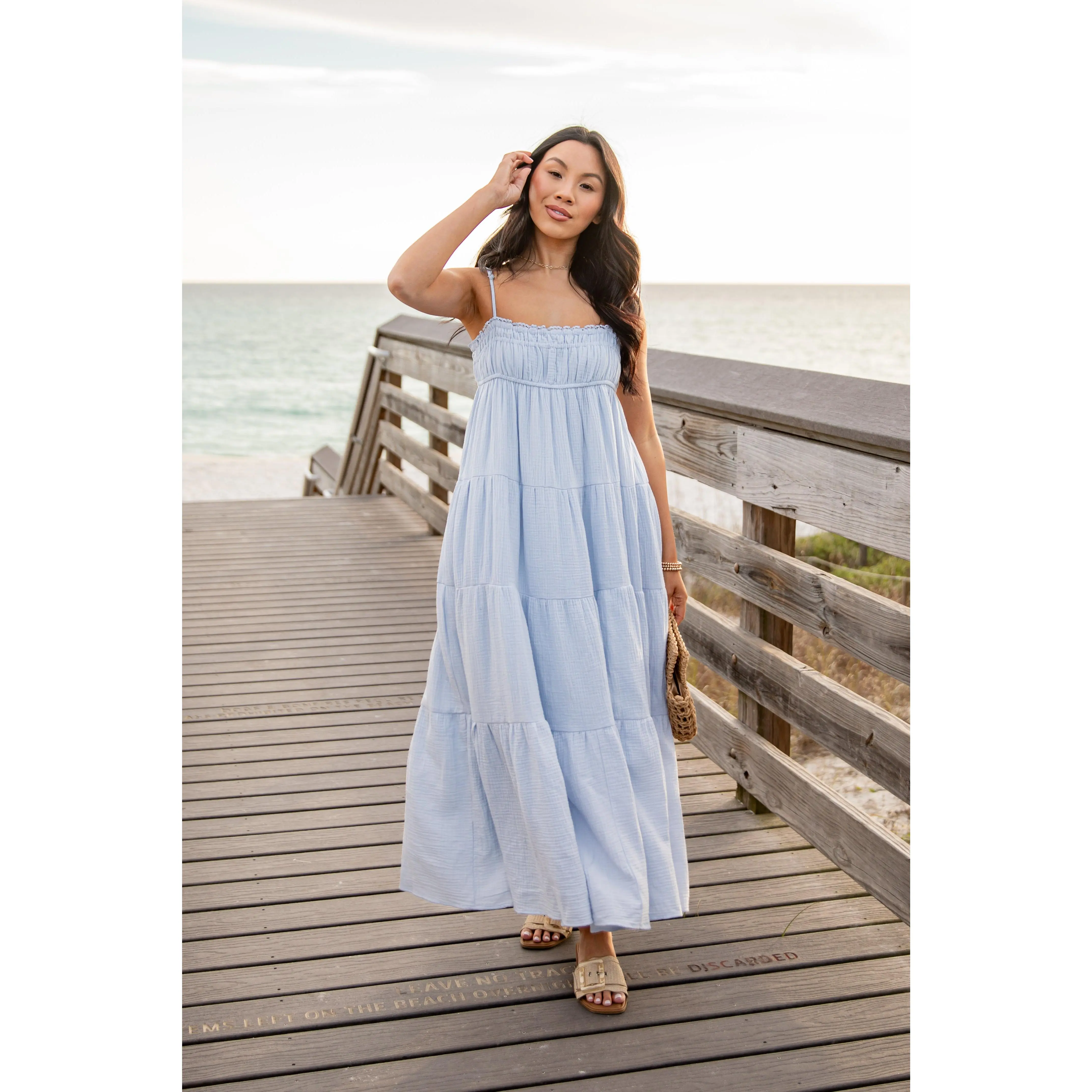 Sail Away Tiered Maxi Dress - TikTok Shop Sail Away Tiered Maxi Dress - TikTok Shop