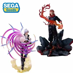 SEGA LUMINASTA Jujutsu Kaisen Gojo Satoru / Ryomen Sukuna Figures - Mid Attack, Dynamic Battle Poses Anime Figurines PVC Collectible Display