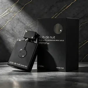 Armaf Club De Nuit Intense Men's EDT Perfume (3.6oz) - Woody-Citrus, Amber, Musk Fragrance with Patchouli, Vanilla - Unisex Beauty & Personal Care Fragrance