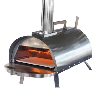 Stand Alone Pellet Fired PoBoy Pizza Oven ~ Specialty Wood Oven Taste, Stone Base Seasoning ~