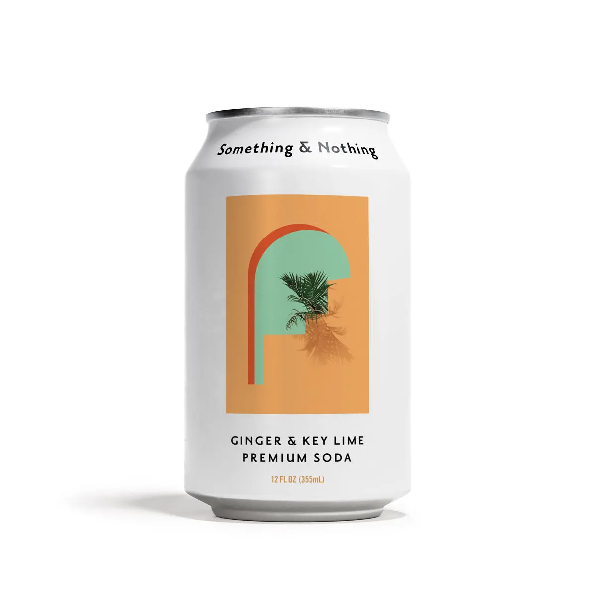 Something & Nothing Ginger & Key Lime Soda — Sparkling Ginger Drink, No Added Sugar, Natural Ginger Soda, Moscow Mule Mixer, Vegan, 12 x 12 fl oz