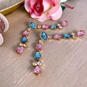 Charms for shoes, thong chain parts decoration, chain to decorate sandals, rhinestones to decorate flip flops, shoe accesories, charms, pendants