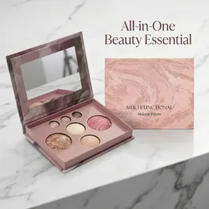 All-in-One Face Makeup Palette - Marbled Blush, Highlighter, Bronzer & Eyeshadow All-in-One Face Makeup Palette - Marbled Blush, Highlighter, Bronzer & Eyeshadow
