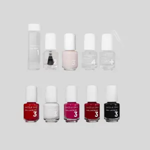 Ready, Set, Dry in 5 Mini Flight and Prima Ballerina Mini Kit, Fingernails and Toenails, Professional Nail Care System, Long-Wear Chip-Resistant Formula, 10-Piece Bundle, 0.93 fl oz Total.