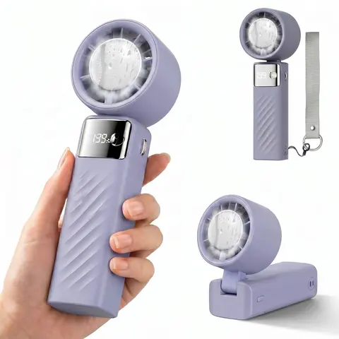 Portable fan Handheld High Speed Fan 199 Adjustable Levels Foldable for Summer  Travel Vacation Essentials& Outdoor Activities  cool fan