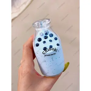 Stress Ball Handmade Milk Beverage Drink Bottle Ball  Mochi Toy Squeeze Ball Stress Relieve Hand Relax Toy Gift model collector toddler kid boy girl age blind box Anxiety Reducing Ball Jelly Squishy