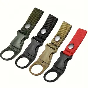 Outdoor Camping 20244pcs Nylon Sports Water Bottle Clips Portable Rope Clips for Waist Belt Backpack Drinkware Cup Holder Clips