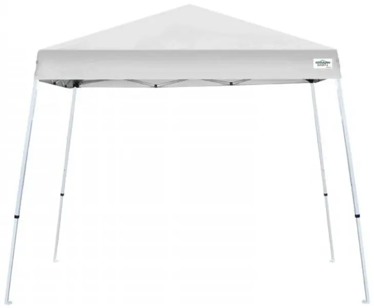 Caravan Canopy Sports 21207800010 White V-Series 2 Slant Canopy, 12 x 12 ft.