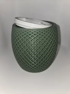 Olive Green Canister with Lid