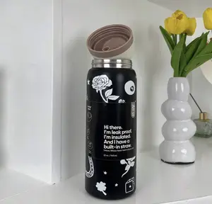 OW 32oz Winter Limited Stainless Steel Insulated Water Bottle Hand Washing Recommended For The Bottle Body, Ensuring Convenient And Hassle-Free Daily Maintenance. It Features 24-Hour Long-Lasting Hot And Cold Retention. Drinkware Flasks Lid Portable Mug