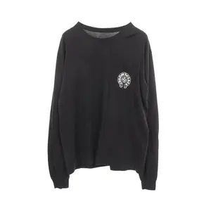 Pre-owned Chrome Hearts Cotton Small Leather Goods Las Vegas Horseshoe Long Sleeve T Shirt