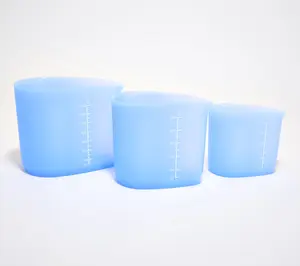 KOCHBLUME S/3 Ergonomic Silicone Nesting Measuring Cups KOCHBLUME S/3 Ergonomic Silicone Nesting Measuring Cups