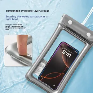 2026Universal Waterproof Phone Pouch with Airbag| 3-Fold Seal Floating Case for Swimming| Sensitive Touch-Friendly Cover