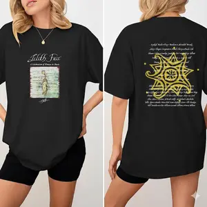 Vintage 1998 Lilith Fair Tour Double-Sided Graphic Band T-Shirt S-5XL