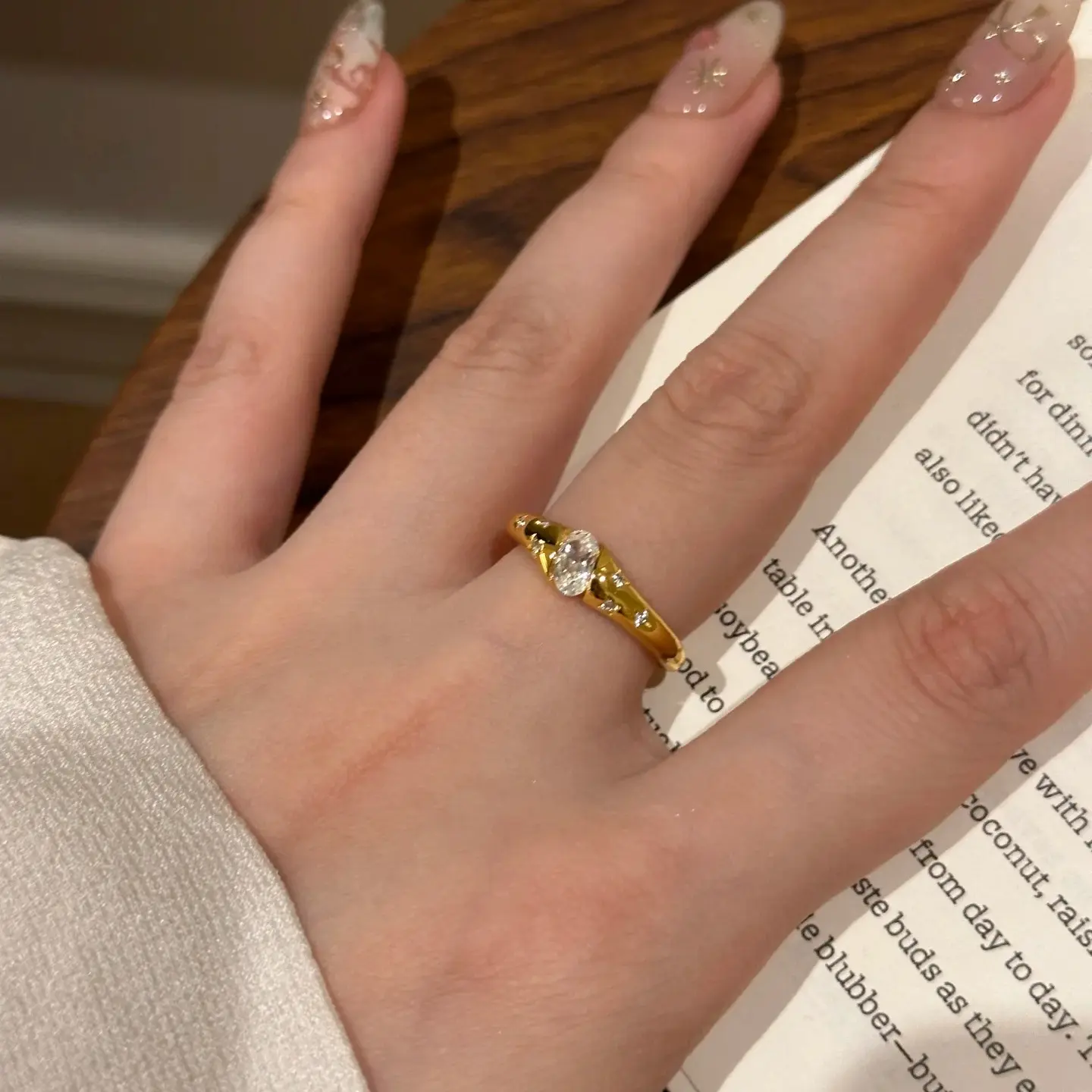 Golden [Mozambique Diamond+Certificate+B