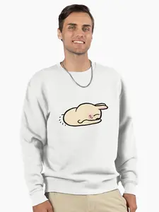 Chiikawa Usagi Yoga Pullover Sweatshirt  Winter Casual Wear - Comfy Sweatshirt