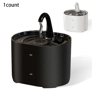 Cat Water Fountain, 2.2L Cat Water Fountain with Filter, Automatic Cat Water Fountain, Suitable for Cats and Dogs, Easy to Clean