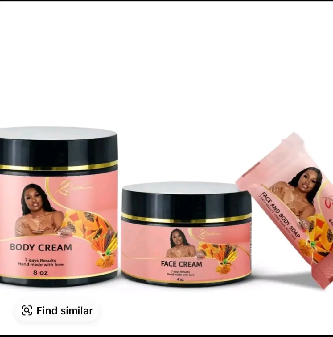 Byennwa 3-Piece Papaya Body Care Set, Gentle Exfoliating Glow Body Cream with Earthy Soap for All Skin Types, Youth-Boosting Caramel Skincare, None