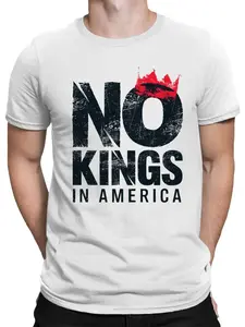 No Kings in America Graphic Shirt, Anti Trump Shirt, Political Shirts, Anti Maga Shirts, Crown No Kings Shirt, Protest Shirts, Nope Kings Shirt
