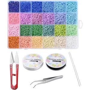 Locsanity Loc Sprinkles Complete Installation Kit Glass Beads - Locs, Sisterlocks, Dreadlocks, Microlocks, Dreads (Complete Kit)