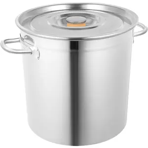 35L/30Qt Stainless Steel Stockpot, Kitchen Soup Big Cooking, Commercial Heavy Duty Canning Pot Stockpot with Lid and 2 Handles for Hotels Restaurants Kitchens Warehouses ceramic pot