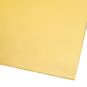 1/8" Gold Mirror Cast Acrylic Sheets