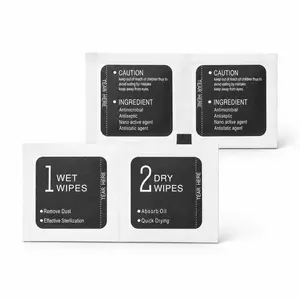 Dust Removal Sticker Tempered Glass Screen Protector Alcohol Wipe Dry & Wet Cleaning Pack Mobile Phone Screen Installation Tool Kit Screen Cleaning Cloth