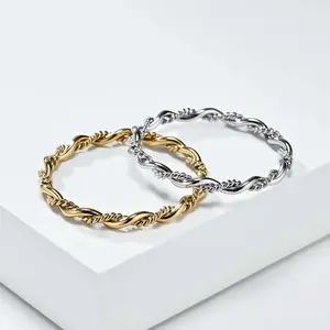 Twist Wrap Ring for Women – Simple Stacking Ring, Personalized Jewelry Gift