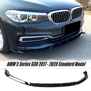 MUTUSAISI Front Lip Splitter Spoiler For BMW 5 Series G30 2017-2020 Accessories Air Chin Body Kit