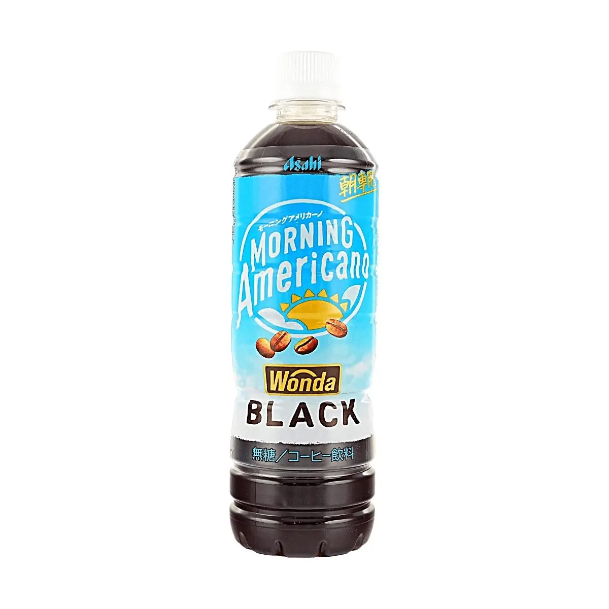 ASAHI WONDA Morning Americano Sugar-Free Black Coffee Concentrate 500ml - Zero Sugar, Zero Calorie, Zero Fat