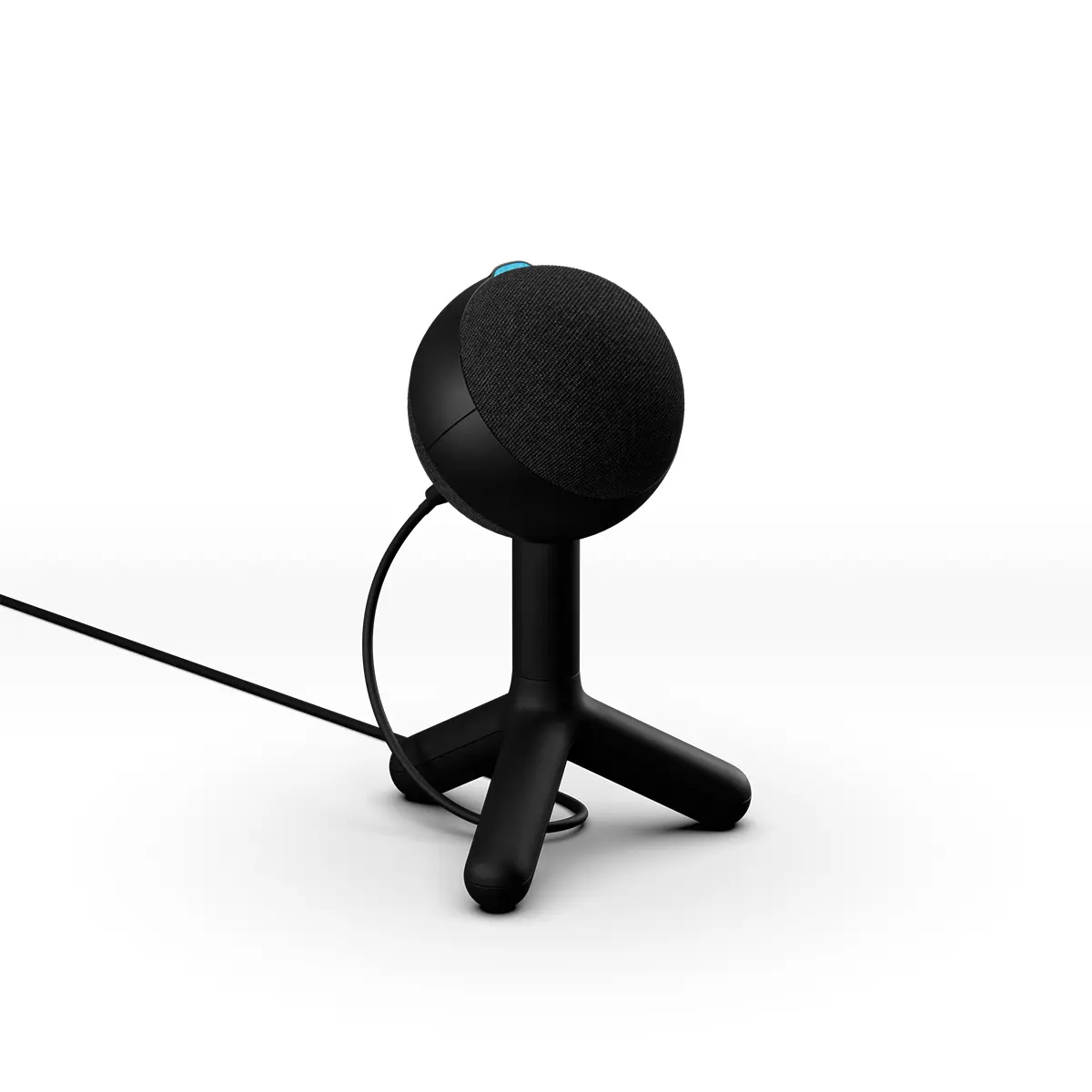 Logitech Yeti Orb Cardioid Condenser RGB USB-C Gaming Microphone, Black